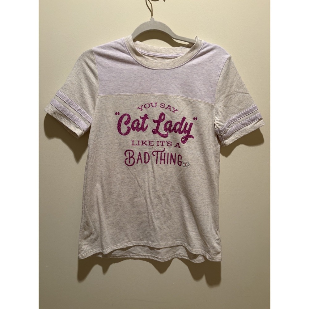 Disney Aristocats Marie You Say‎ Cat Lady Like It's A Bad Thing cotton tee small